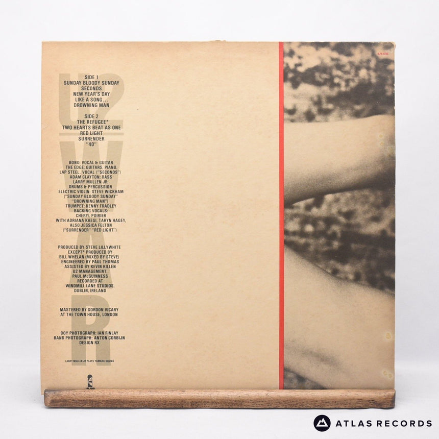 U2 - War - Textured Sleeve Gatefold A-1 B-1 LP Vinyl Record - VG+/VG+