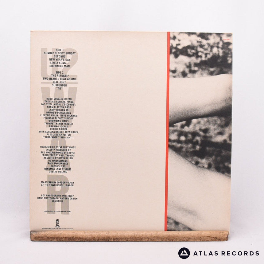U2 - War - Textured Sleeve Gatefold Townhouse A-1U B-1U LP Vinyl Record - EX/VG+