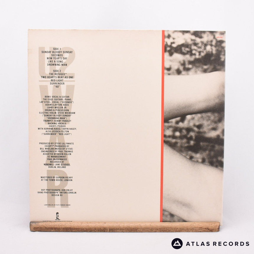 U2 - War - Townhouse Gatefold Textured Sleeve LP Vinyl Record - EX/VG+