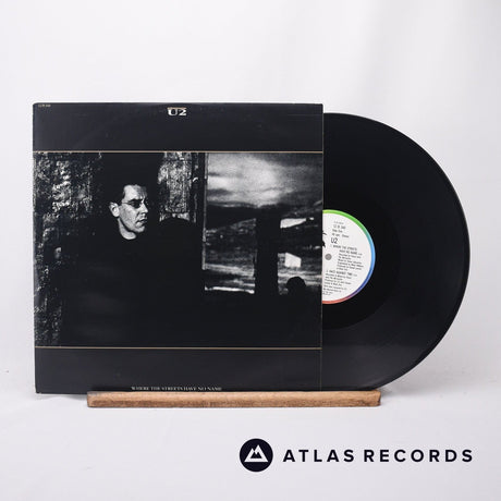 U2 Where The Streets Have No Name 12" Vinyl Record - Front Cover & Record