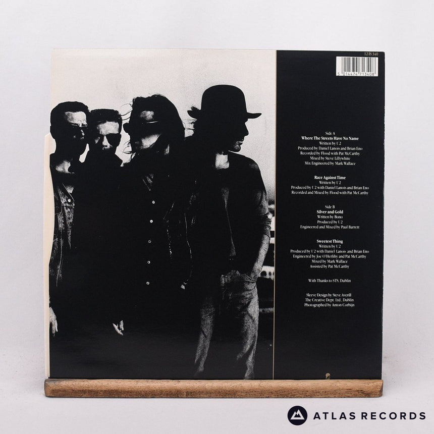 U2 - Where The Streets Have No Name - Townhouse 12" Vinyl Record - EX/EX