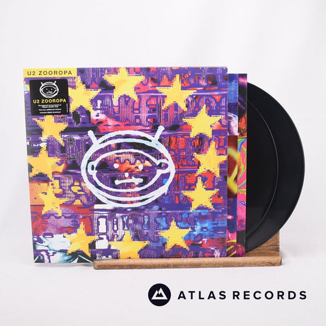 U2 Zooropa 2 x LP Vinyl Record - Front Cover & Record
