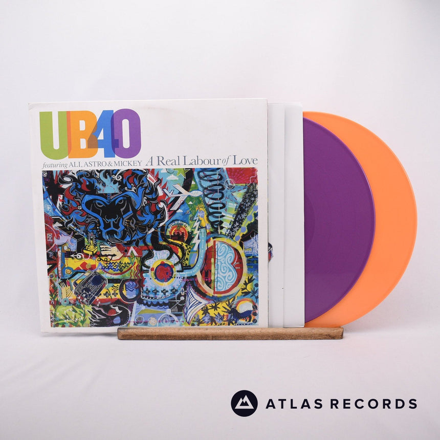 UB40 A Real Labour Of Love 2 x LP Vinyl Record - Front Cover & Record