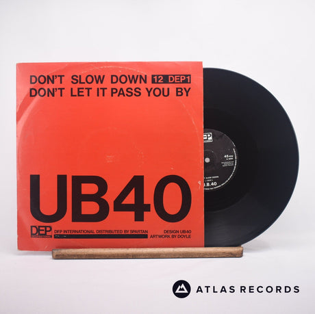 UB40 Don't Slow Down 12" Vinyl Record - Front Cover & Record
