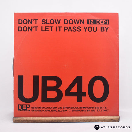 UB40 - Don't Slow Down / Don't Let It Pass You By - 12" Vinyl Record - VG+/EX