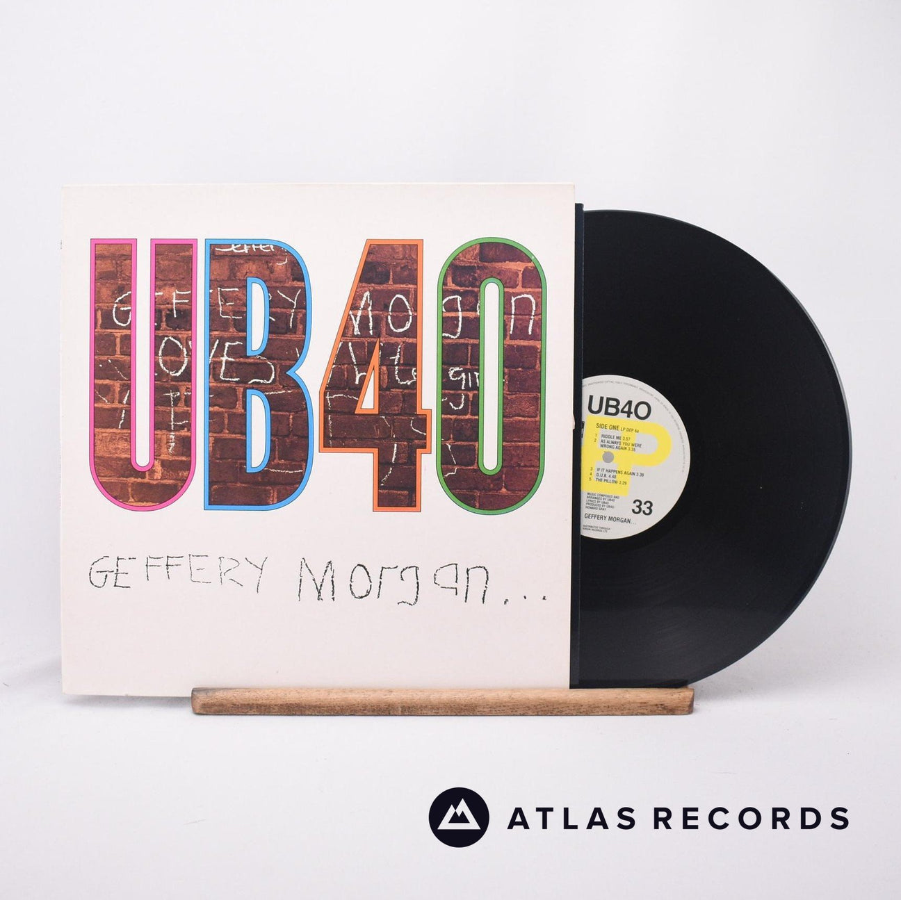 UB40 Geffery Morgan... LP Vinyl Record - Front Cover & Record