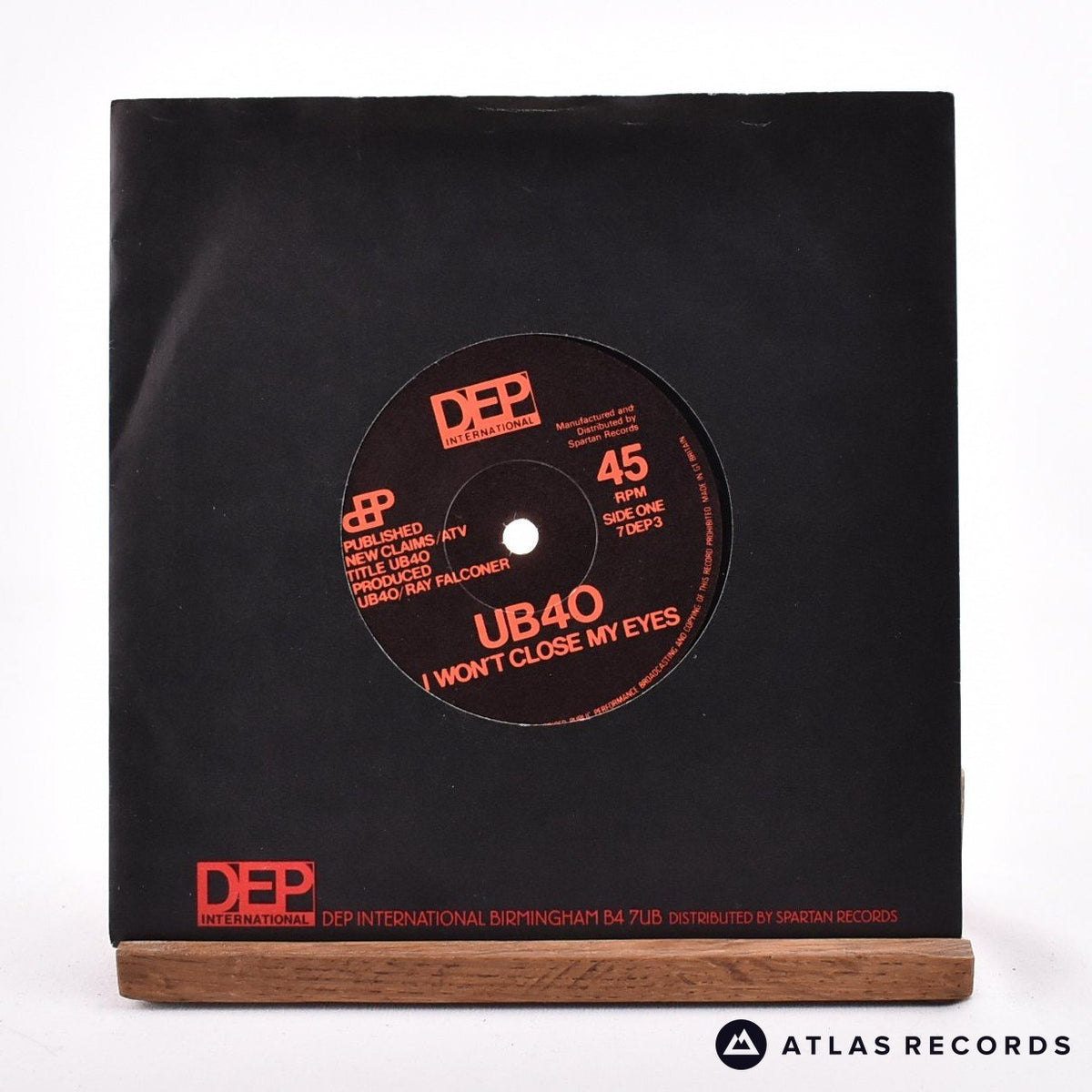 UB40 I Won't Close My Eyes 7" Vinyl Record - In Sleeve