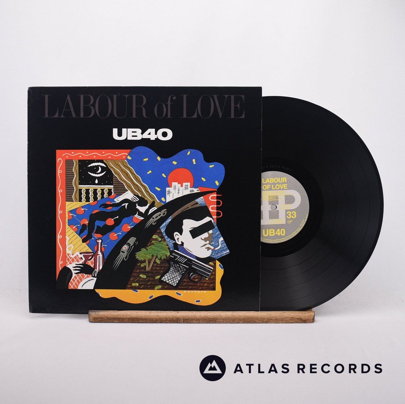 UB40 Labour Of Love LP Vinyl Record - Front Cover & Record