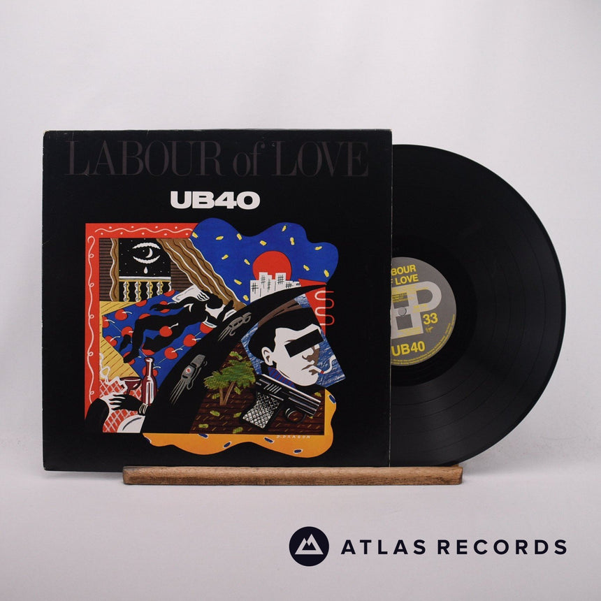 UB40 Labour Of Love LP Vinyl Record - Front Cover & Record