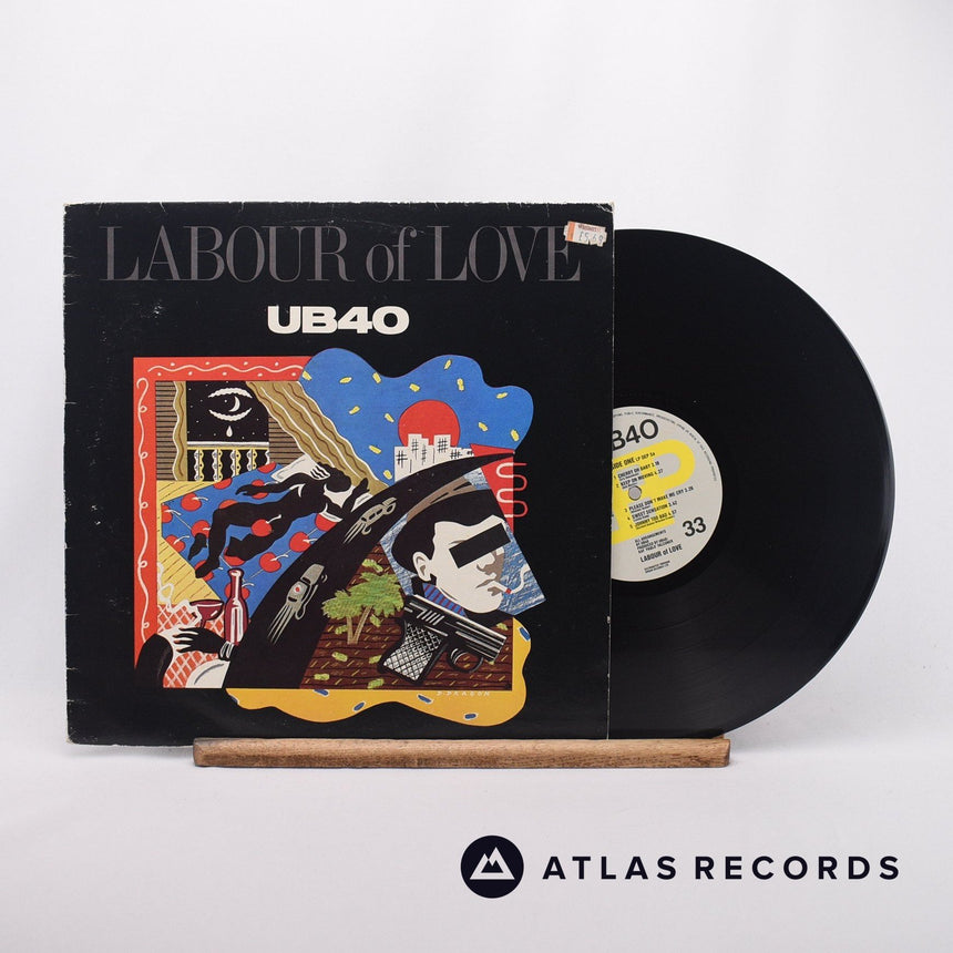 UB40 Labour Of Love LP Vinyl Record - Front Cover & Record