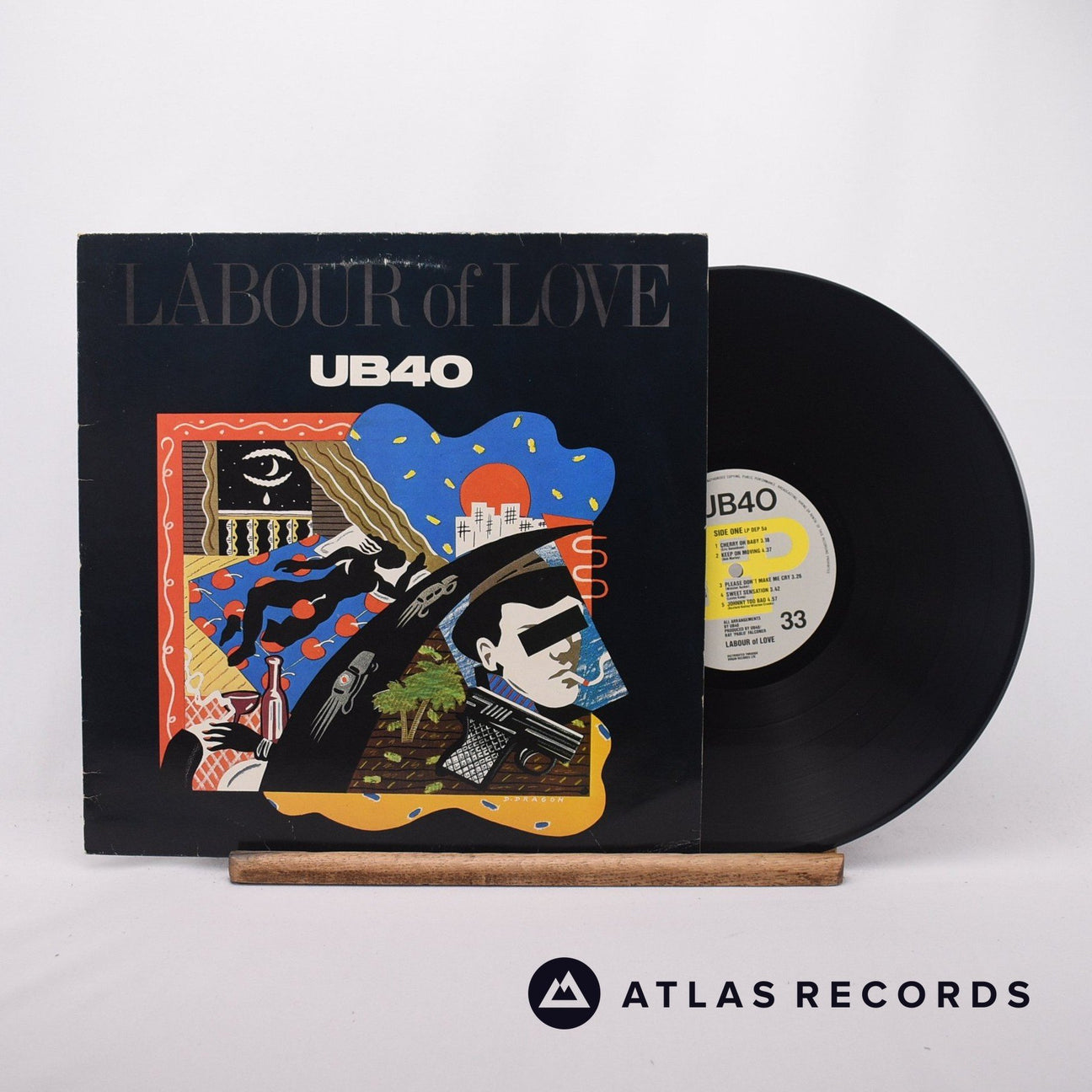 UB40 Labour Of Love LP Vinyl Record - Front Cover & Record
