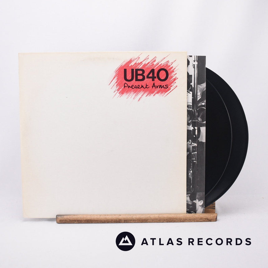 UB40 Present Arms LP + 12" Vinyl Record - Front Cover & Record