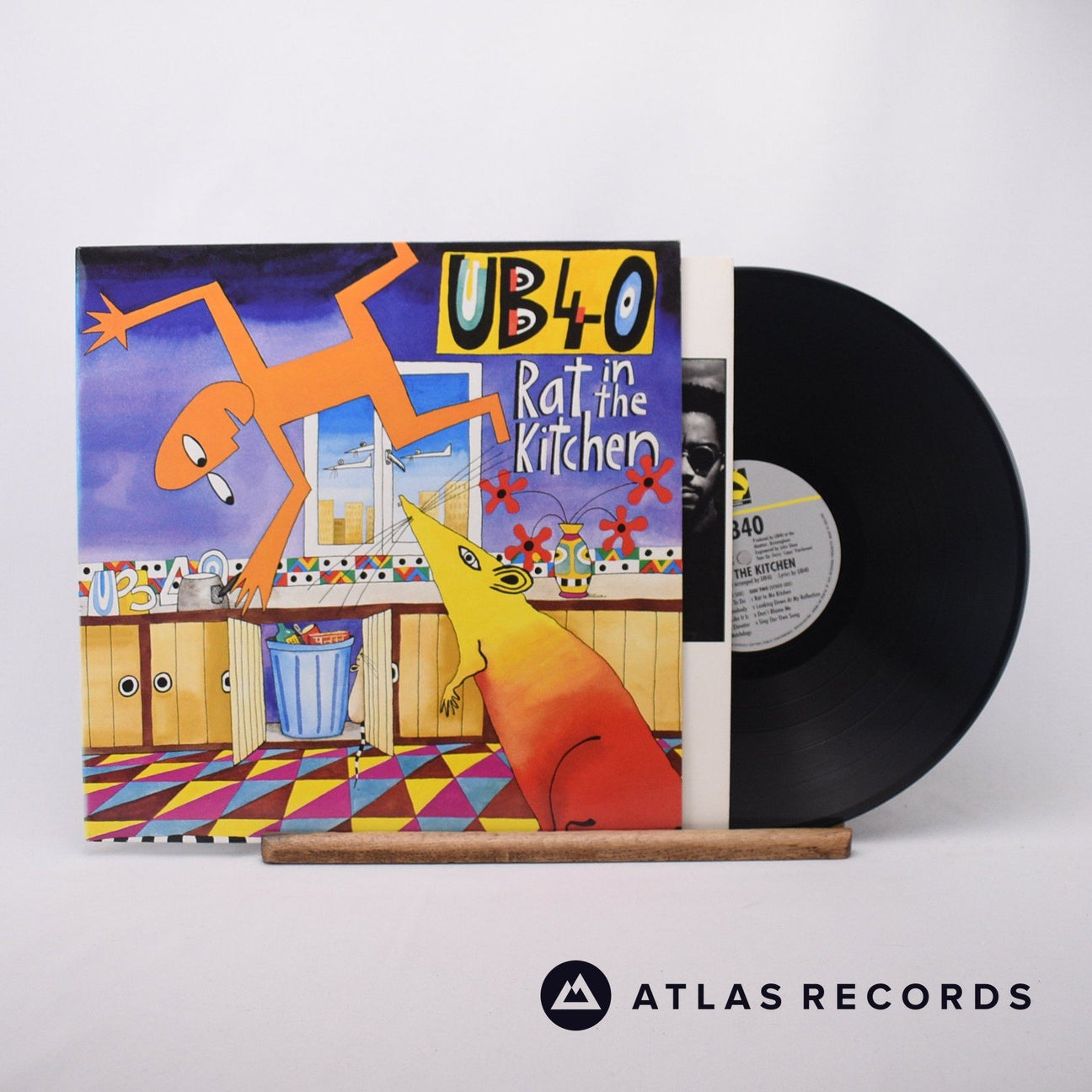 UB40 Rat In The Kitchen LP Vinyl Record - Front Cover & Record