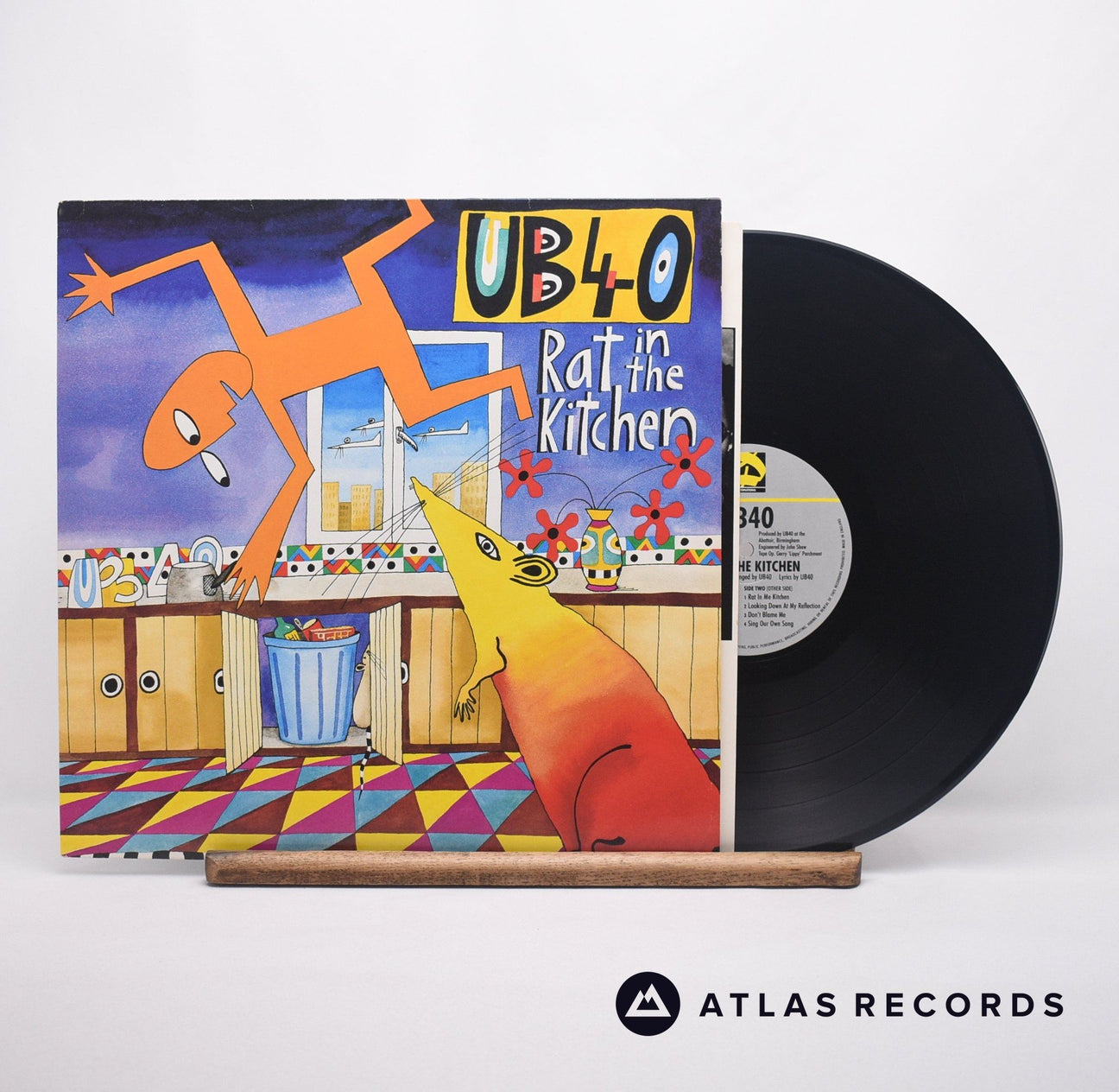 UB40 Rat In The Kitchen LP Vinyl Record - Front Cover & Record