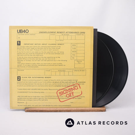UB40 Signing Off LP + 12" Vinyl Record - Front Cover & Record