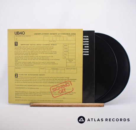 UB40 Signing Off LP + 12" Vinyl Record - Front Cover & Record