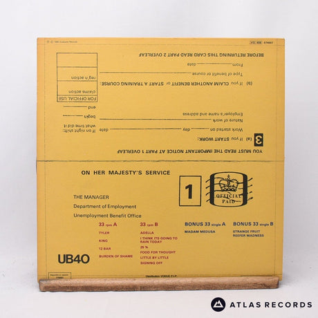 UB40 - Signing Off - France A1 LP + 12" Vinyl Record - EX/VG+