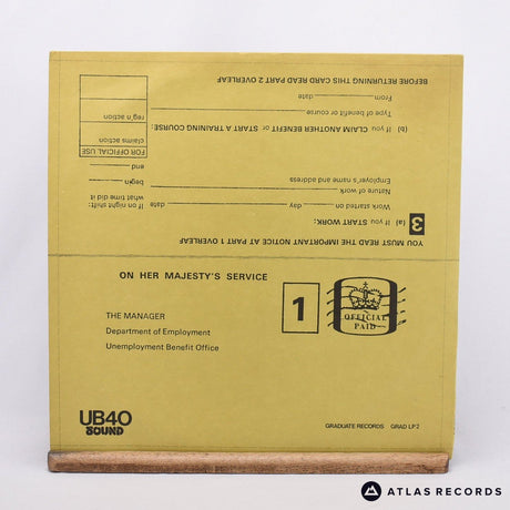 UB40 - Signing Off - Textured Sleeve LP + 12" Vinyl Record - EX/EX