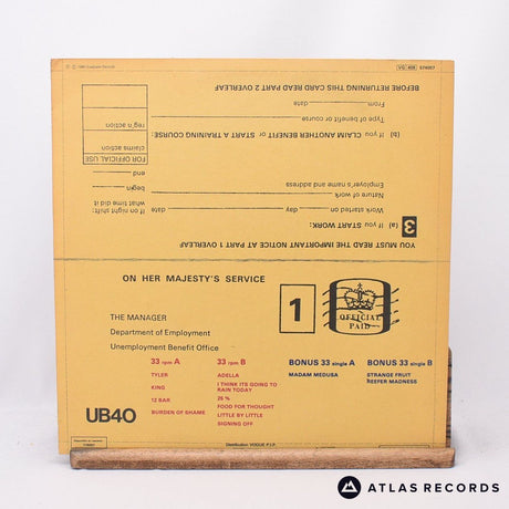 UB40 - Signing Off - France LP + 12" Vinyl Record - EX/EX