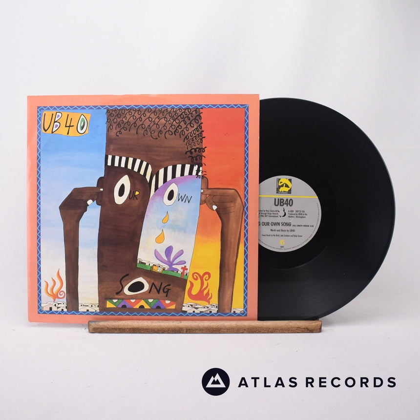 UB40 Sing Our Own Song 12" Vinyl Record - Front Cover & Record