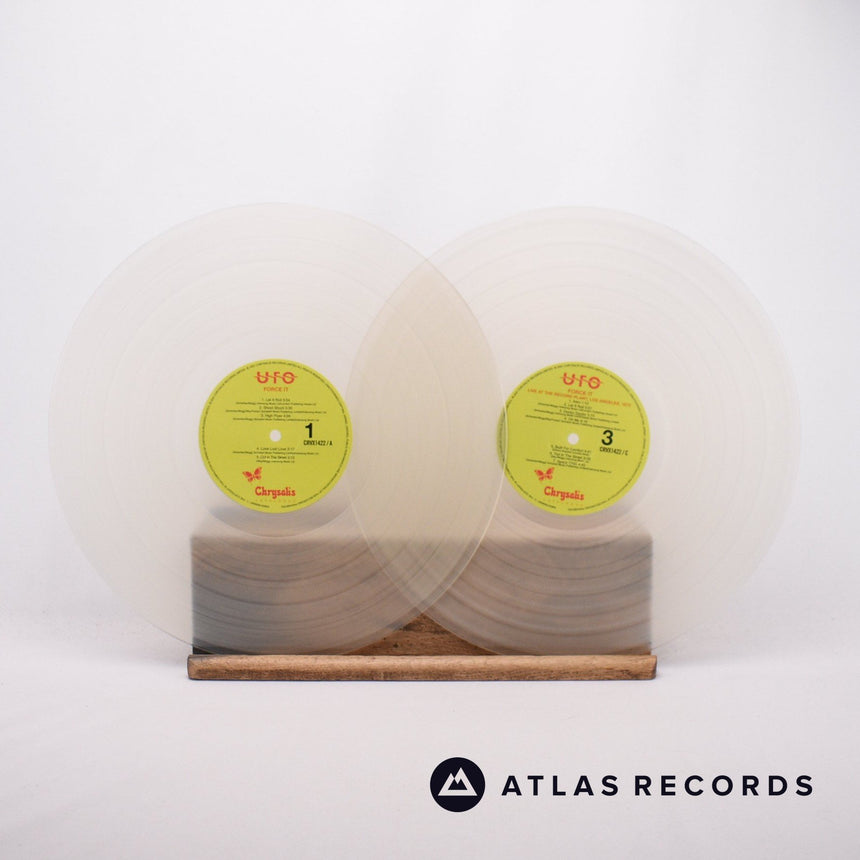 UFO - Force It - Clear Deluxe Edition Limited Edition 2 x LP Vinyl Record