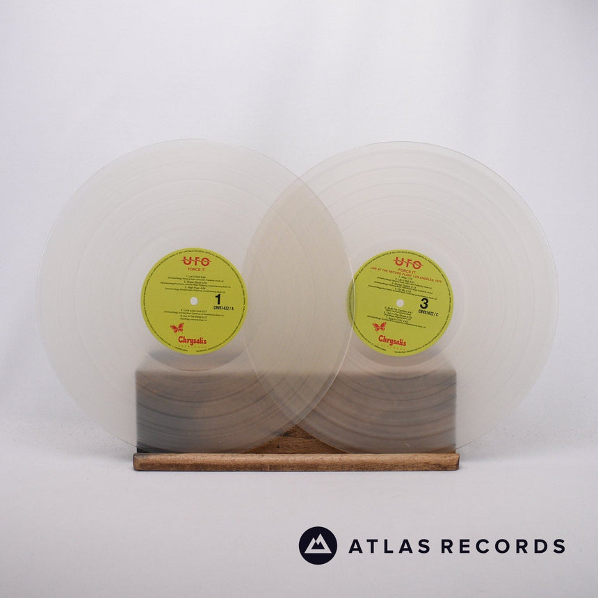 UFO - Force It - Clear Deluxe Edition Limited Edition 2 x LP Vinyl Record