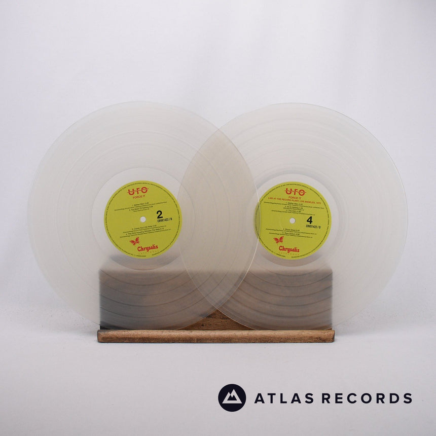 UFO - Force It - Clear Deluxe Edition Limited Edition 2 x LP Vinyl Record