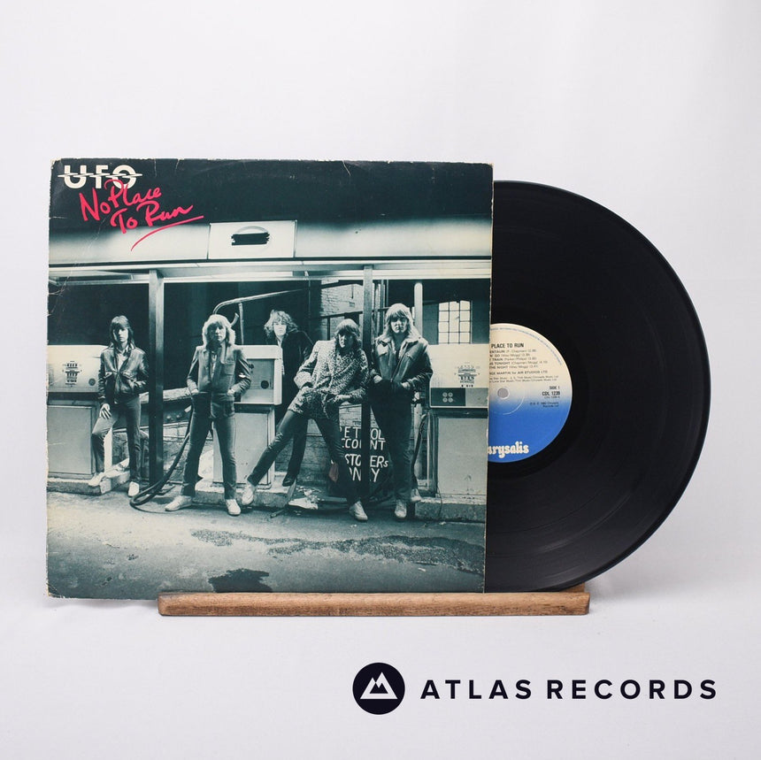 UFO - No Place To Run - Red Title LP Vinyl Record - VG+/EX