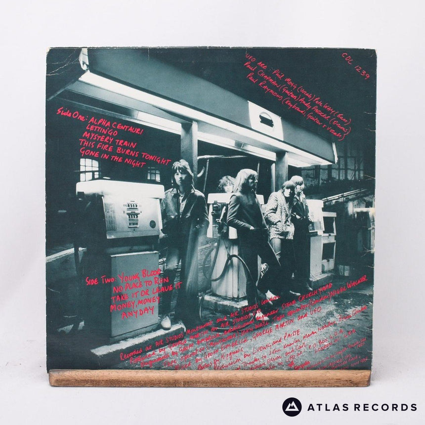 UFO - No Place To Run - Red Title LP Vinyl Record - EX/VG+