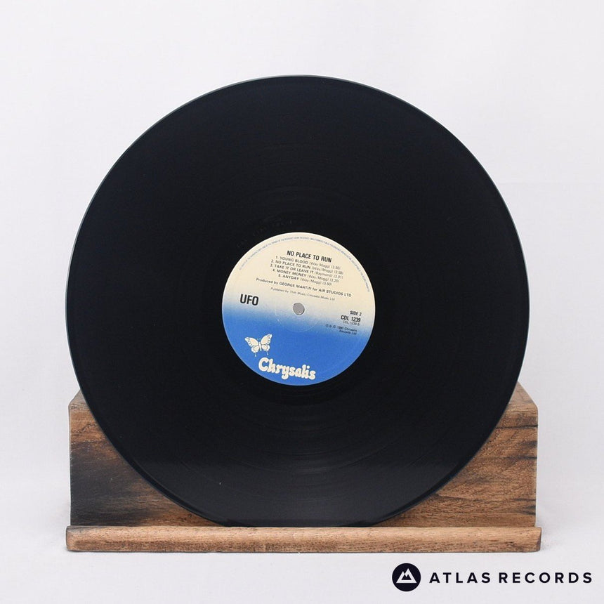 UFO - No Place To Run - Green Title LP Vinyl Record - VG+/EX