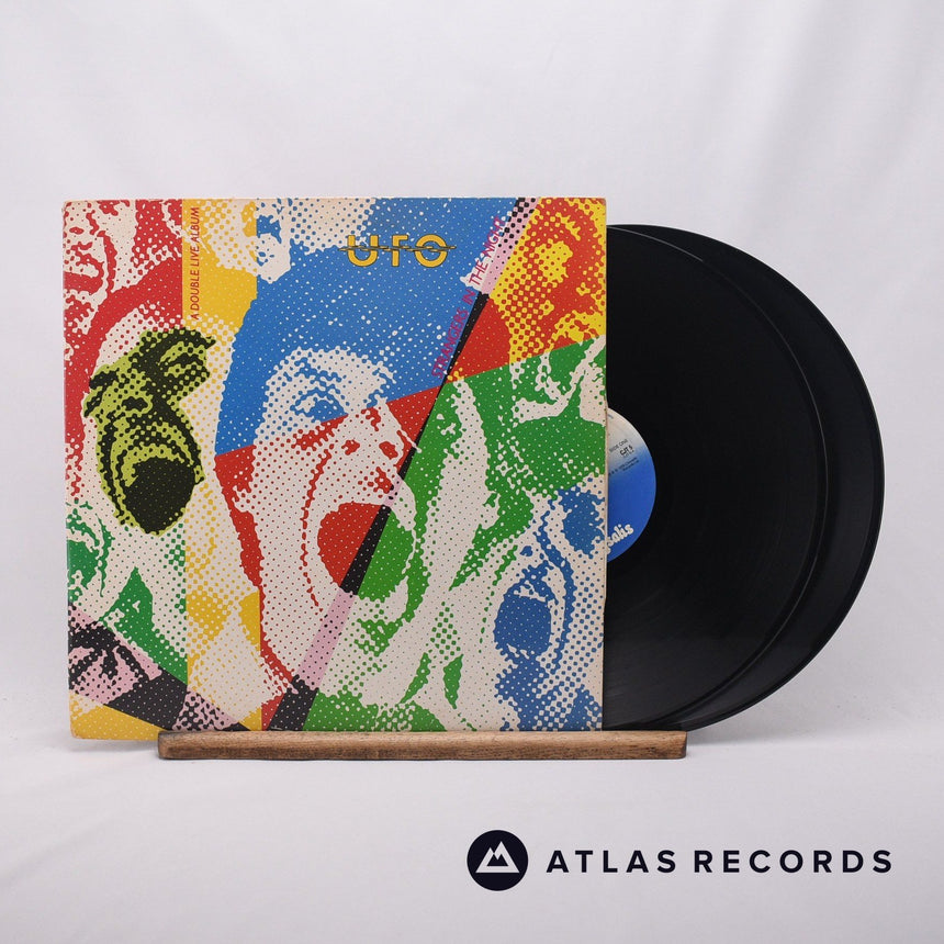 UFO Strangers In The Night Double LP Vinyl Record - Front Cover & Record