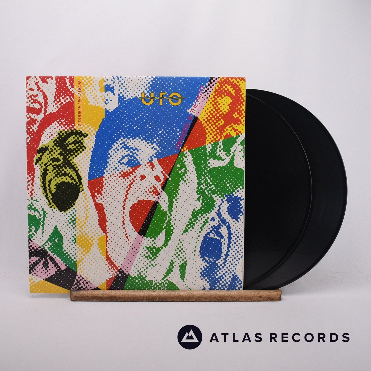 UFO Strangers In The Night 2 x LP Vinyl Record - Front Cover & Record