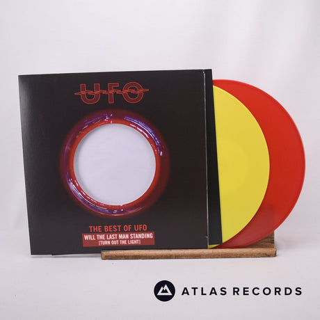 UFO The Best of UFO: Will The Last Man Standing [Turn Out The Light] 2 x LP Vinyl Record - Front Cover & Record