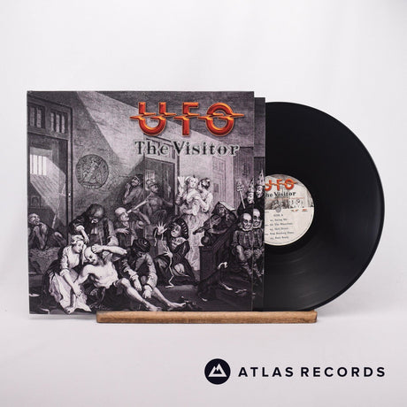 UFO The Visitor LP Vinyl Record - Front Cover & Record