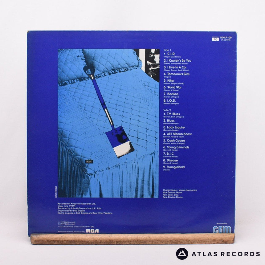 UK Subs - Another Kind Of Blues - Porky Repress A-1 B-2 LP Vinyl Record - VG+/EX
