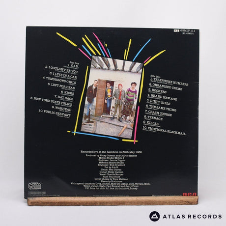 UK Subs - Crash Course - Live - A-1 B-1 A-2 B-1 LP + 12" Vinyl Record - EX/EX