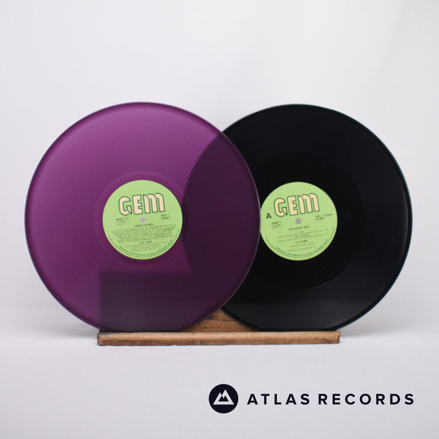 UK Subs - Crash Course - Live - A-1 B-1 A-2 B-1 LP + 12" Vinyl Record - EX/EX