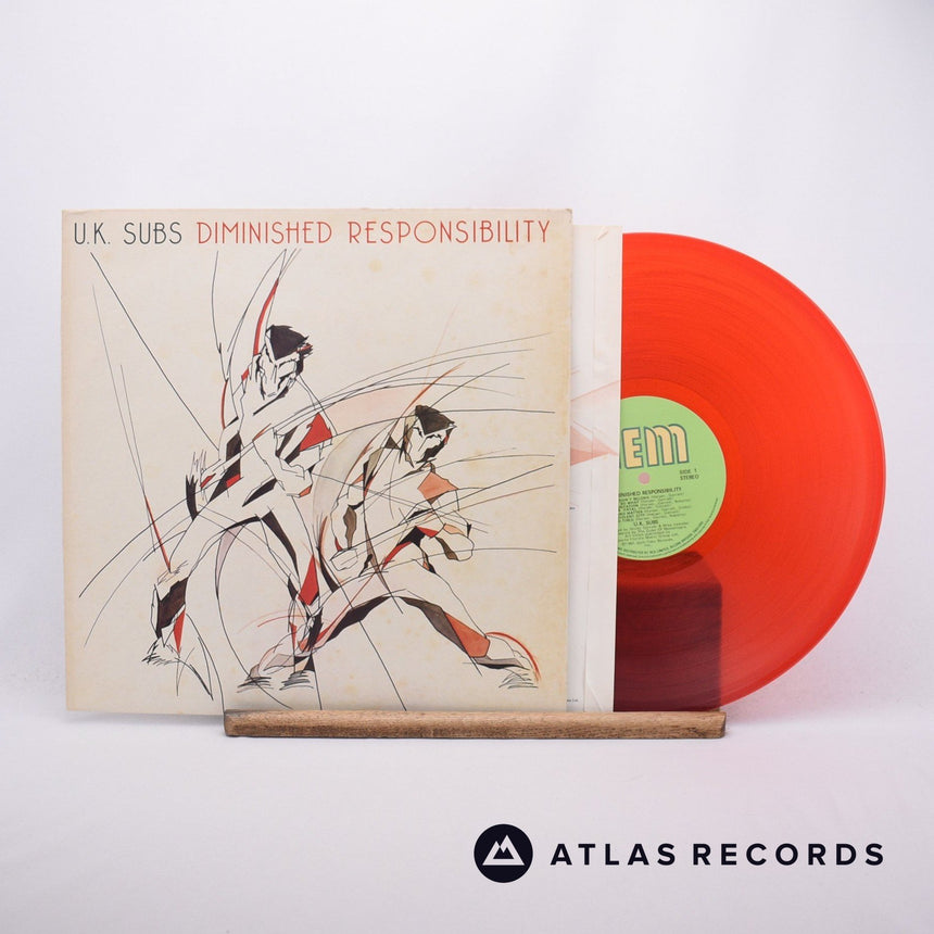 UK Subs Diminished Responsibility LP Vinyl Record - Front Cover & Record