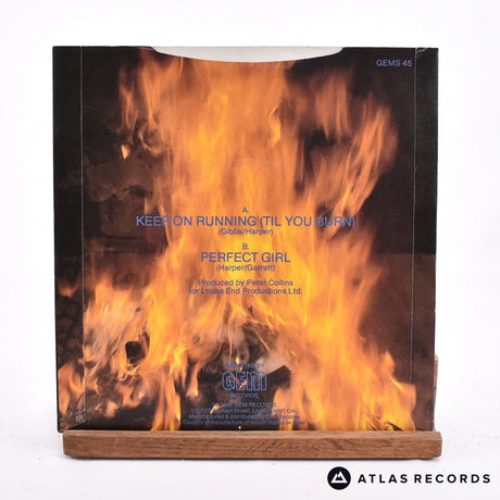 UK Subs - Keep On Running - Blue 7" Vinyl Record - EX/EX