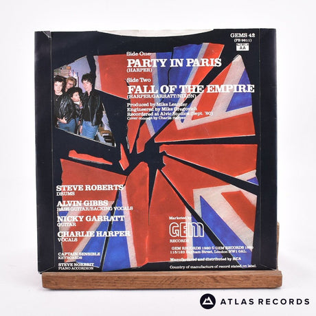 UK Subs - Party In Paris - Orange 7" Vinyl Record - VG+/EX