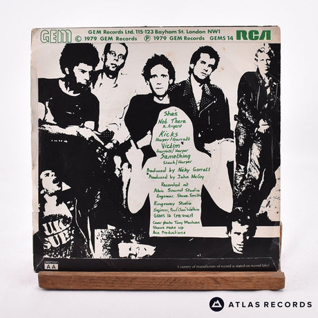 UK Subs - She's Not There - Bilbo Green 7" EP Vinyl Record - VG+/EX