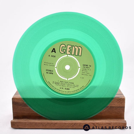 UK Subs - She's Not There - Bilbo Green 7" EP Vinyl Record - VG+/EX