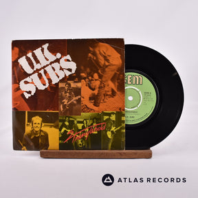 UK Subs Stranglehold 7" Vinyl Record - Front Cover & Record