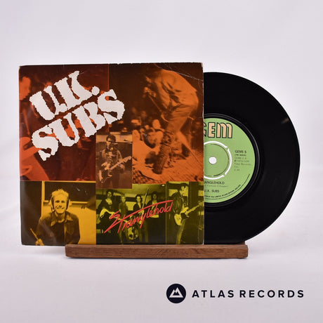 UK Subs Stranglehold 7" Vinyl Record - Front Cover & Record