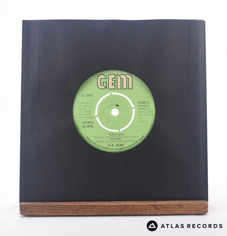 UK Subs - Stranglehold - 7" Vinyl Record - EX