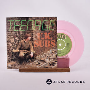 UK Subs Teenage 7" Vinyl Record - Front Cover & Record
