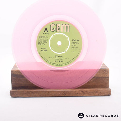 UK Subs Teenage 7" Vinyl Record - In Sleeve