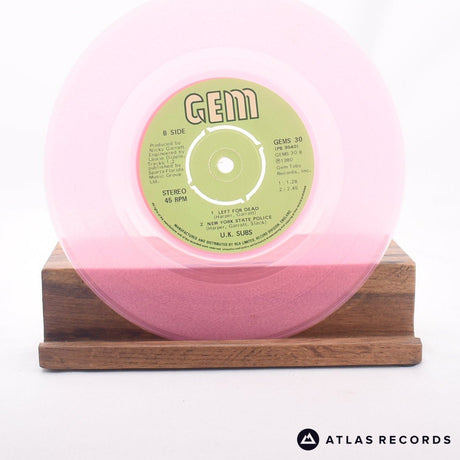 UK Subs - Teenage - Pink 7" Vinyl Record - EX