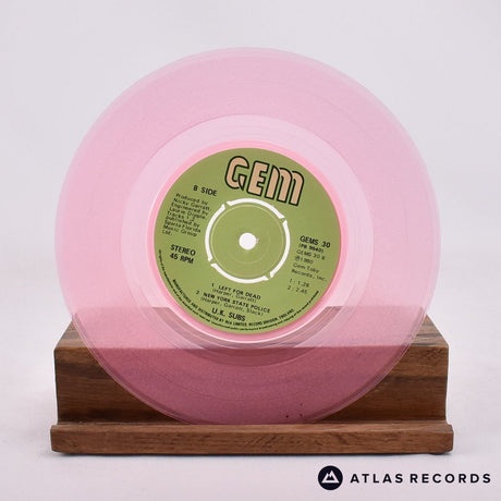 UK Subs - Teenage - Pink 7" Vinyl Record - EX/EX