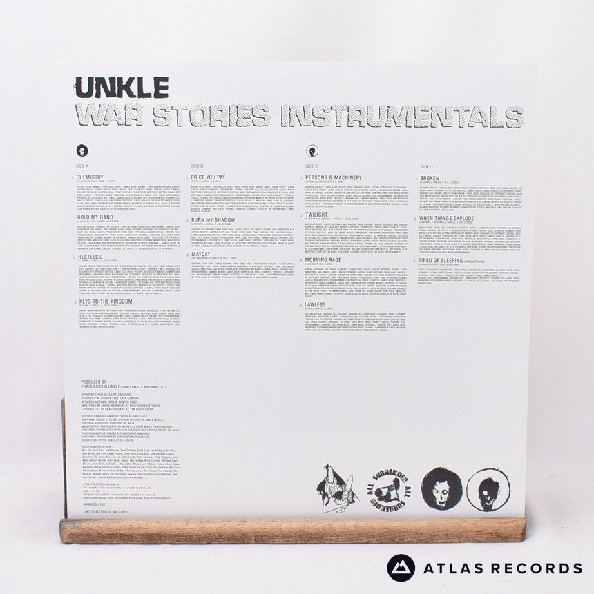 UNKLE - War Stories Instrumentals - 2 x LP Vinyl Record